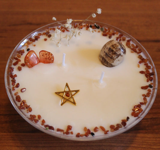 Carnelian Candle