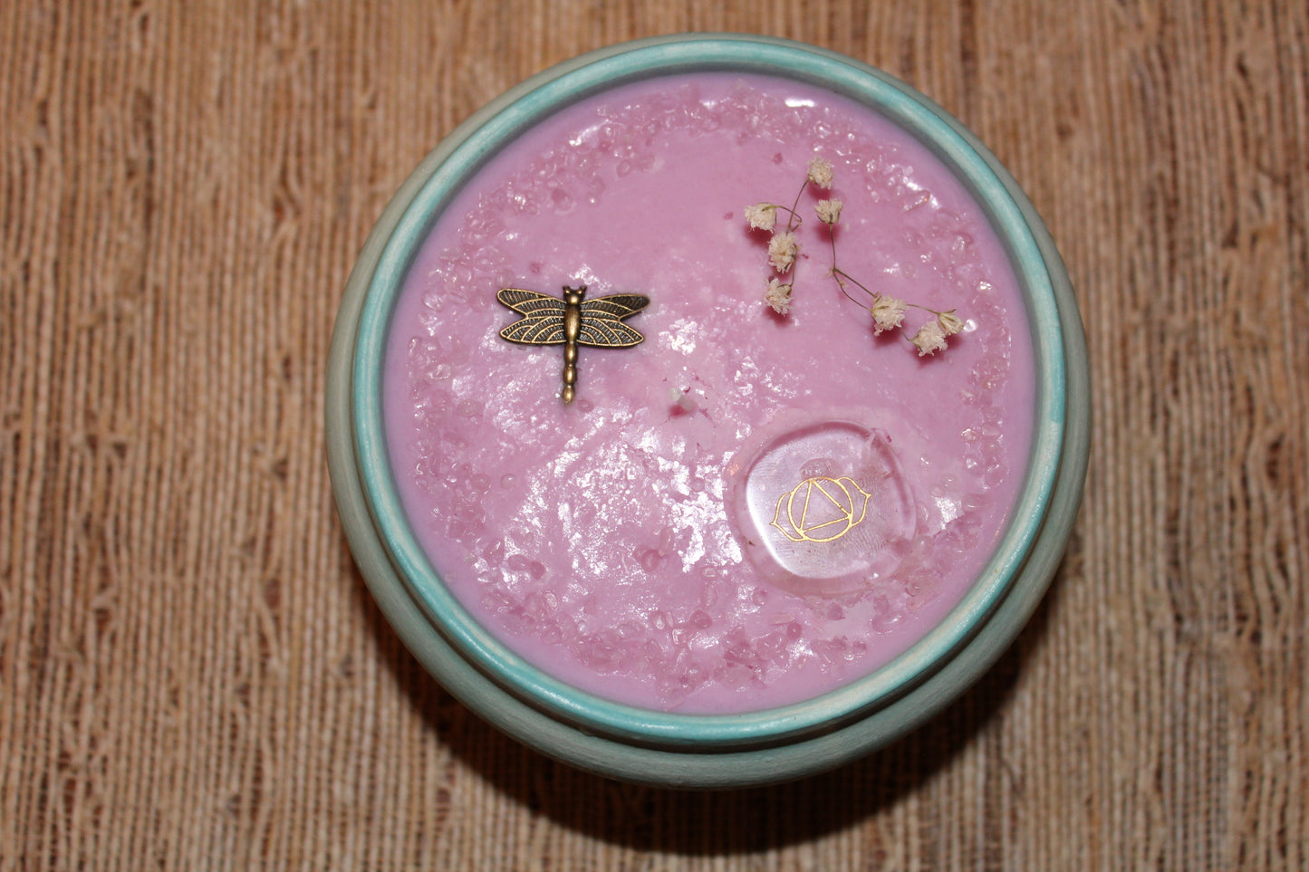 Dragonfly Ceramic Candle