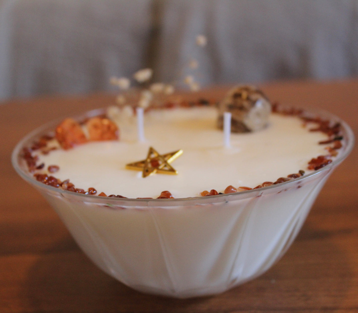 Carnelian Candle